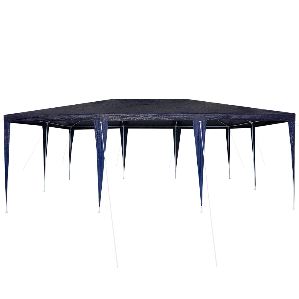 Produktbild för Partytält Blå 600 x 400 x 266 cm Polyeten och Stål