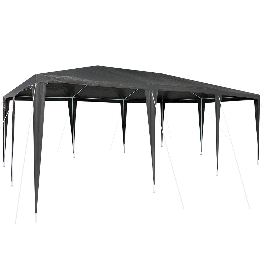 Produktbild för Partytält Antracit 600 x 400 x 266 cm Polyeten och Stål