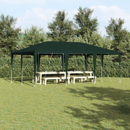 vidaXL Partytält Grön 600 x 400 x 266 cm Polyeten och Stål