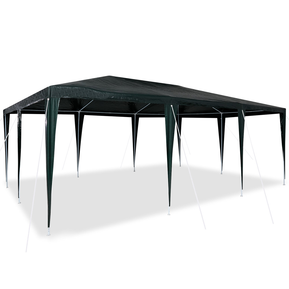 Produktbild för Partytält Grön 600 x 400 x 266 cm Polyeten och Stål