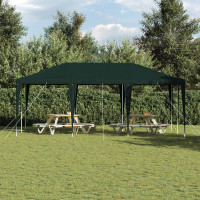 Produktbild för Partytält Grön 600 x 400 x 266 cm Polyeten och Stål