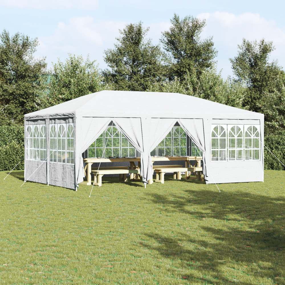 Produktbild för Partytält Vit 600 x 400 x 266 cm polyeten