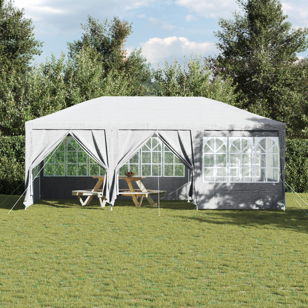 Produktbild för Partytält Vit 600 x 400 x 266 cm polyeten