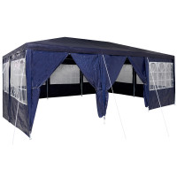 Produktbild för Partytält Blå 600 x 400 x 266 cm polyeten