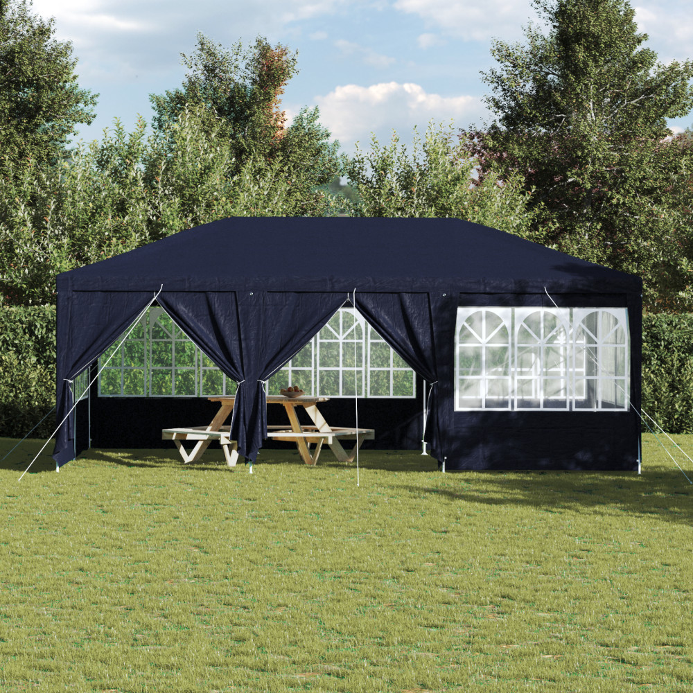 Produktbild för Partytält Blå 600 x 400 x 266 cm polyeten