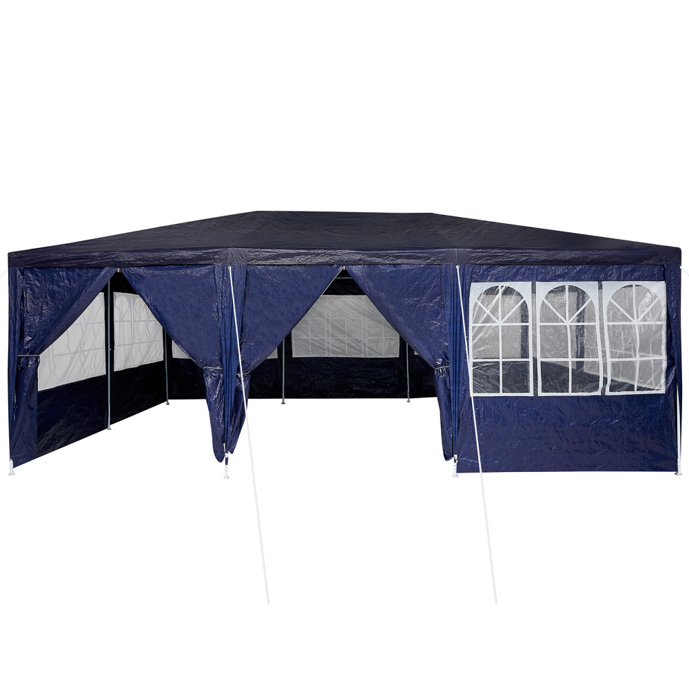 Produktbild för Partytält Blå 600 x 400 x 266 cm polyeten