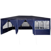 Produktbild för Partytält Blå 600 x 400 x 266 cm polyeten