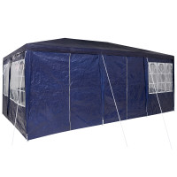 Produktbild för Partytält Blå 600 x 400 x 266 cm polyeten