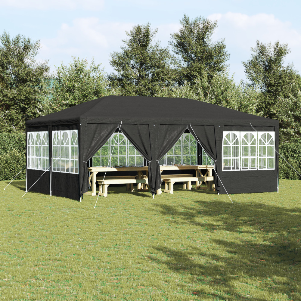Produktbild för Partytält Antracit 600 x 400 x 266 cm polyeten