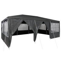 Produktbild för Partytält Antracit 600 x 400 x 266 cm polyeten