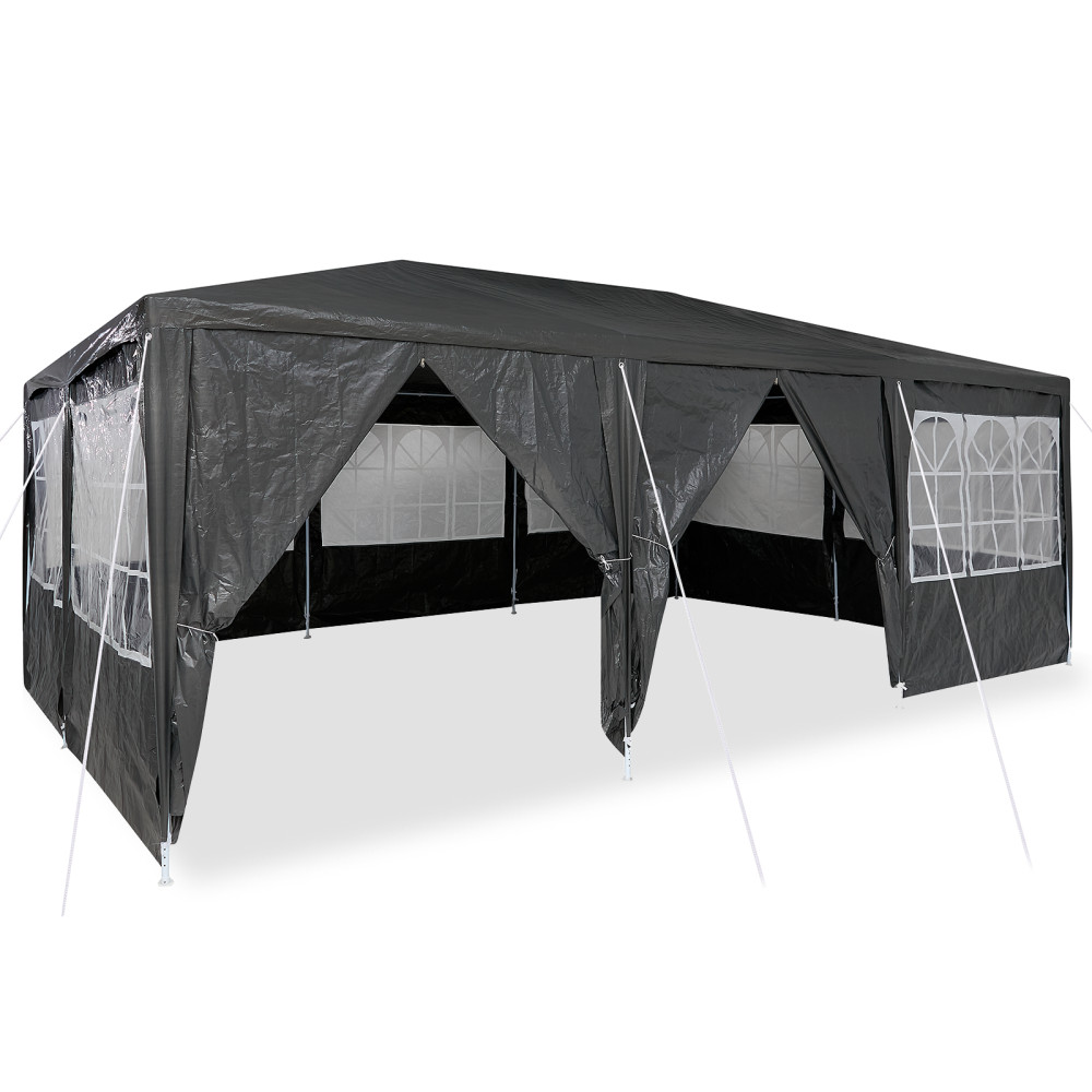 Produktbild för Partytält Antracit 600 x 400 x 266 cm polyeten