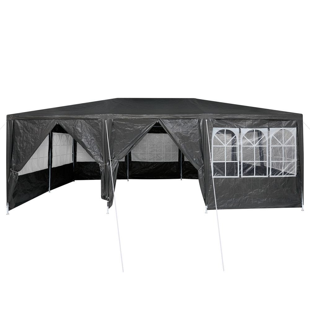 Produktbild för Partytält Antracit 600 x 400 x 266 cm polyeten