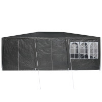 Produktbild för Partytält Antracit 600 x 400 x 266 cm polyeten