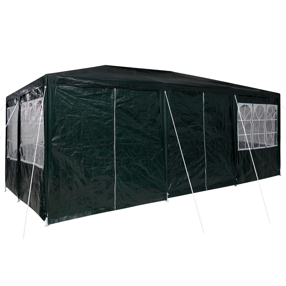 Produktbild för Partytält Grön 600 x 400 x 266 cm polyeten