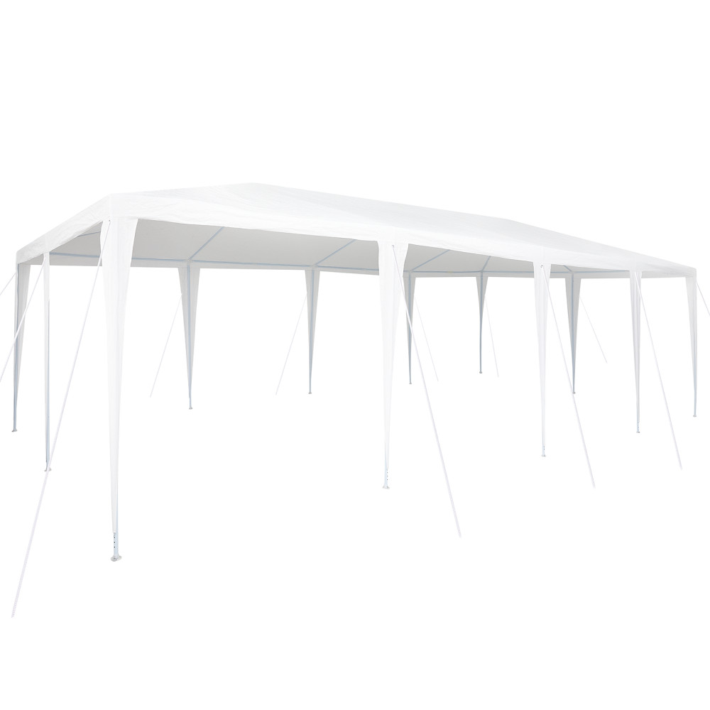 Produktbild för Partytält Vit 800 x 400 x 266 cm Polyeten och Stål