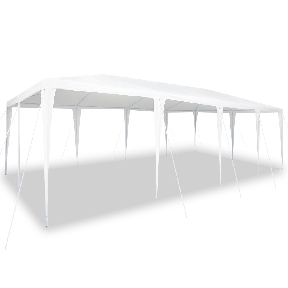 Produktbild för Partytält Vit 800 x 400 x 266 cm Polyeten och Stål