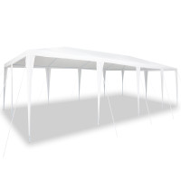 Produktbild för Partytält Vit 800 x 400 x 266 cm Polyeten och Stål