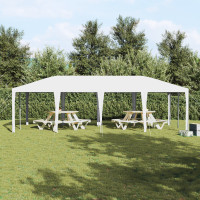 Produktbild för Partytält Vit 800 x 400 x 266 cm Polyeten och Stål