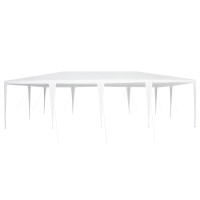 Produktbild för Partytält Vit 800 x 400 x 266 cm Polyeten och Stål