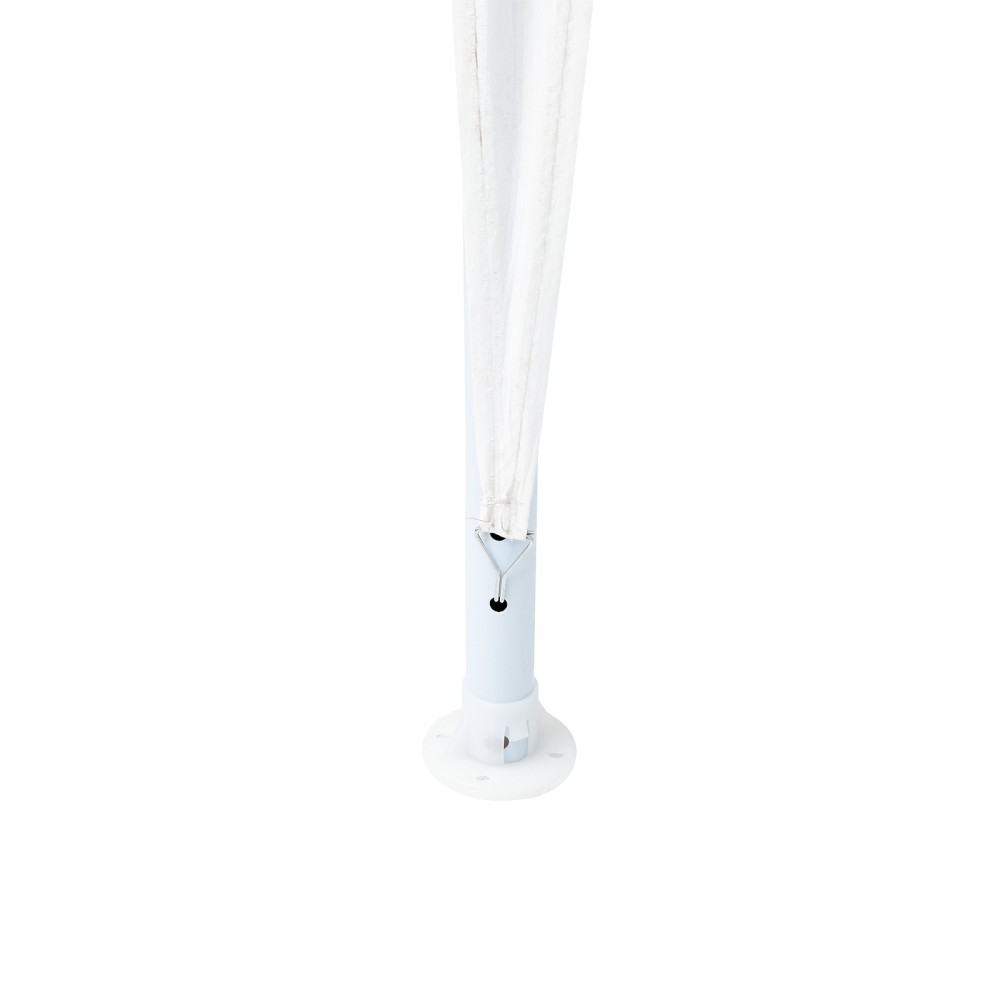 Produktbild för Partytält Vit 800 x 400 x 266 cm Polyeten och Stål