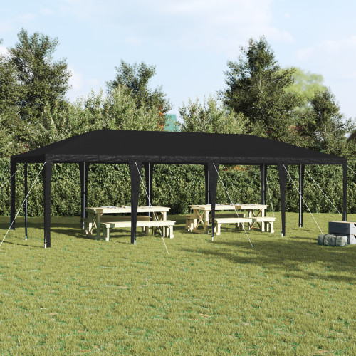 vidaXL Partytält Antracit 800 x 400 x 266 cm Polyeten och Stål