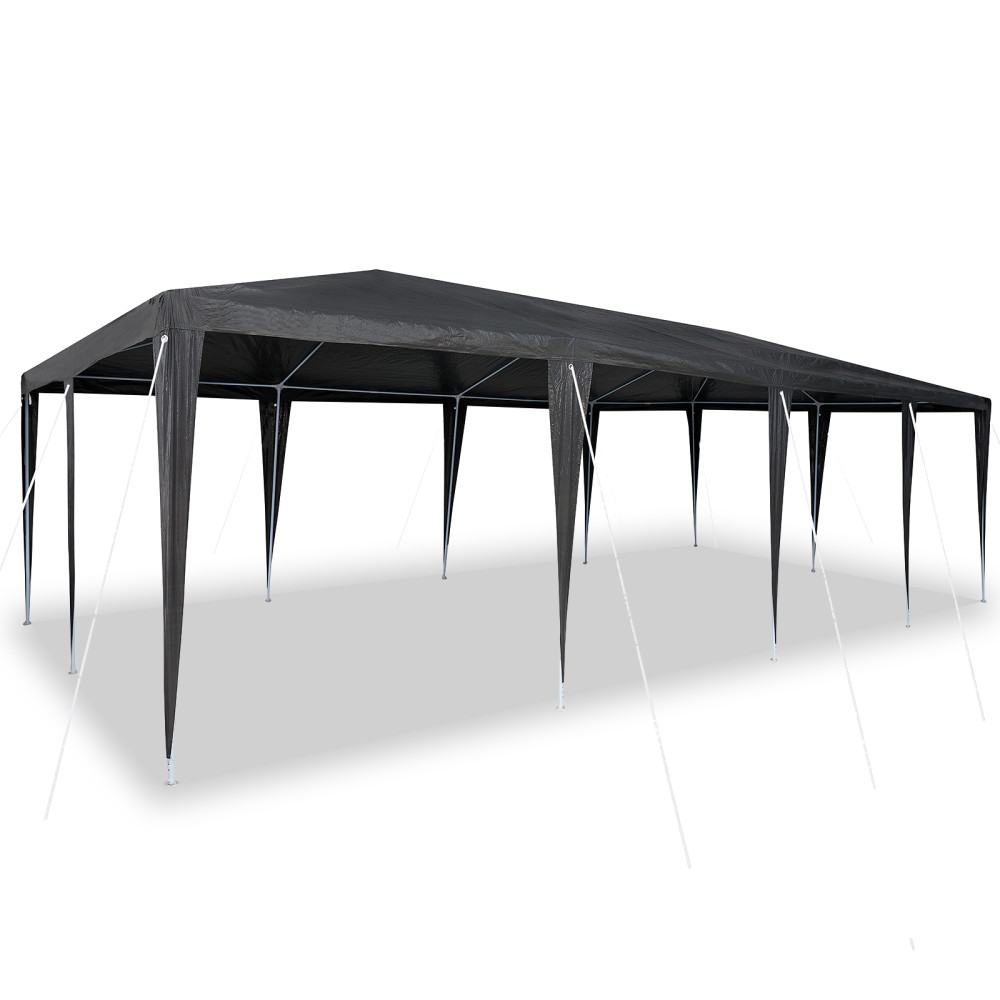 Produktbild för Partytält Antracit 800 x 400 x 266 cm Polyeten och Stål