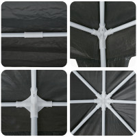 Produktbild för Partytält Antracit 800 x 400 x 266 cm Polyeten och Stål