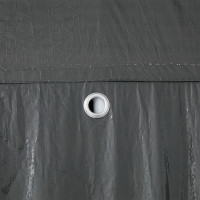 Produktbild för Partytält Antracit 800 x 400 x 266 cm Polyeten och Stål