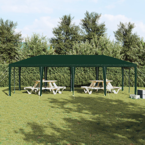 vidaXL Partytält Grön 800 x 400 x 266 cm Polyeten och Stål