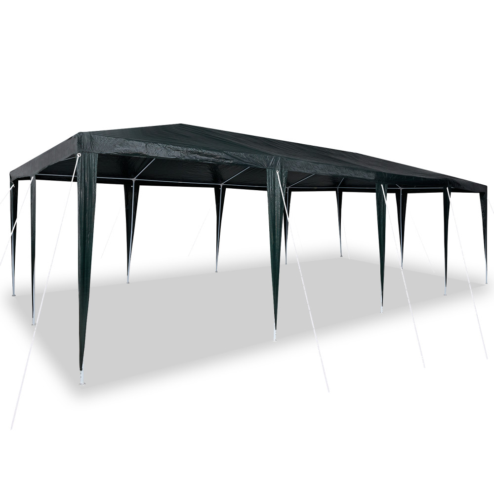 Produktbild för Partytält Grön 800 x 400 x 266 cm Polyeten och Stål
