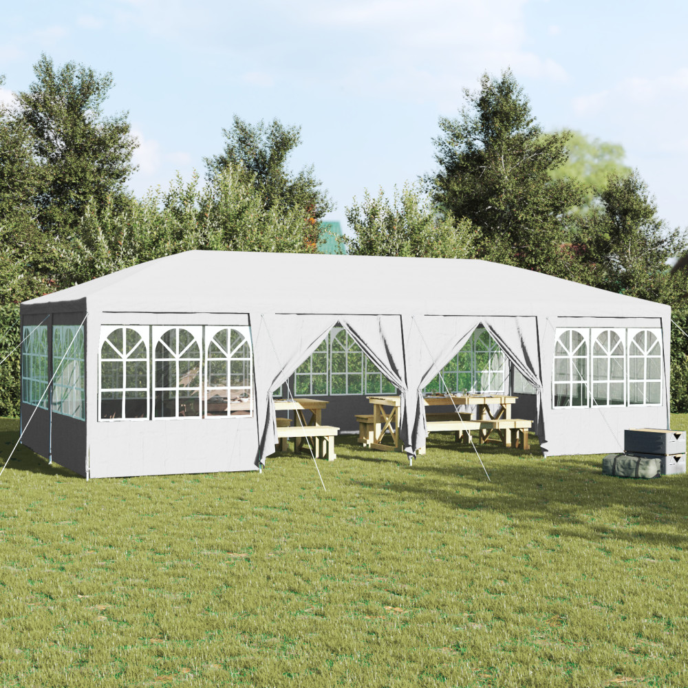 Produktbild för Partytält Vit 800 x 400 x 266 cm polyeten