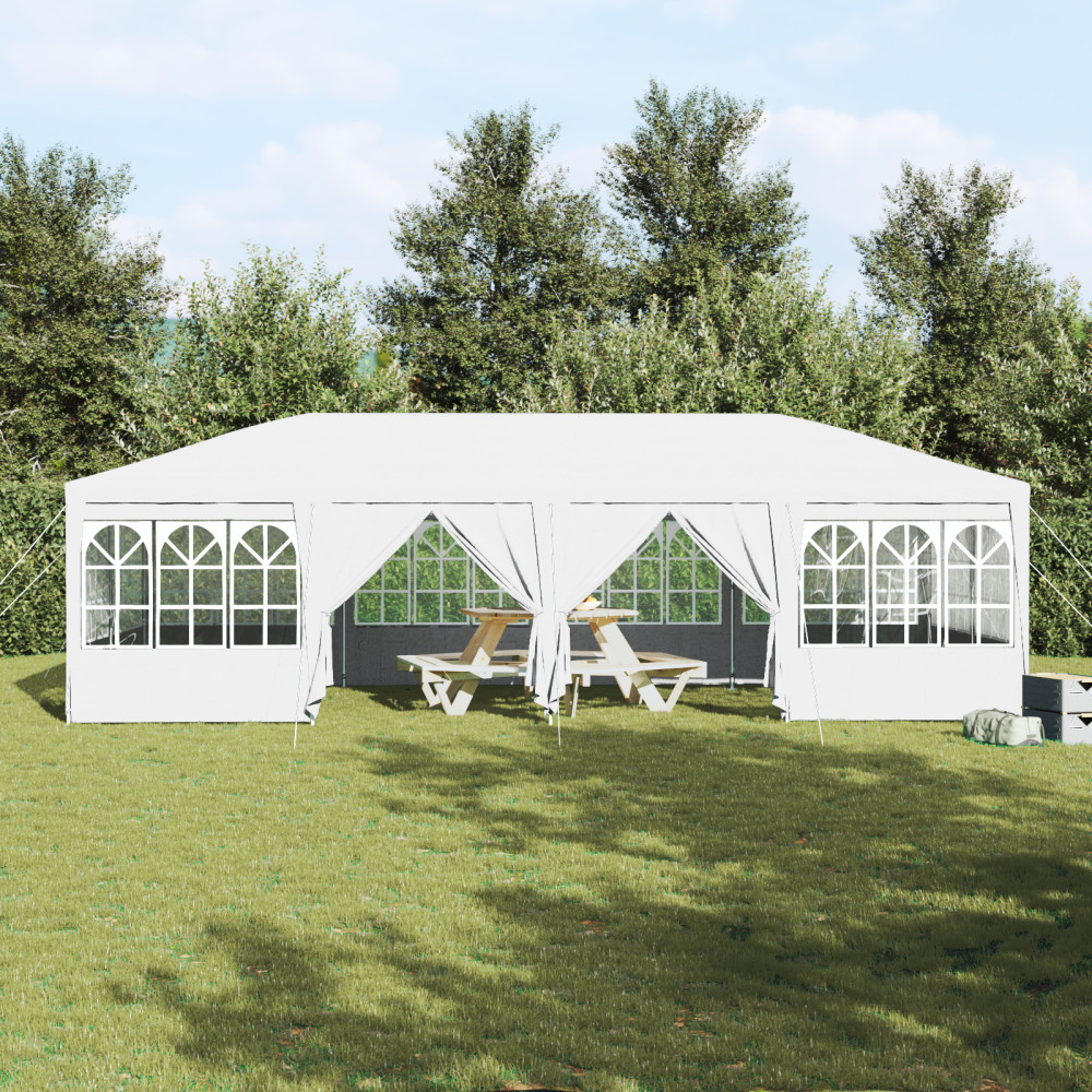Produktbild för Partytält Vit 800 x 400 x 266 cm polyeten