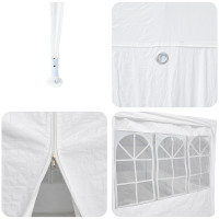 Produktbild för Partytält Vit 800 x 400 x 266 cm polyeten