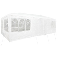 Produktbild för Partytält Vit 800 x 400 x 266 cm polyeten
