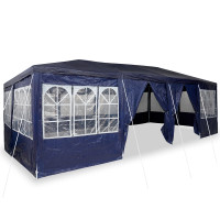 Produktbild för Partytält Blå 800 x 400 x 266 cm polyeten