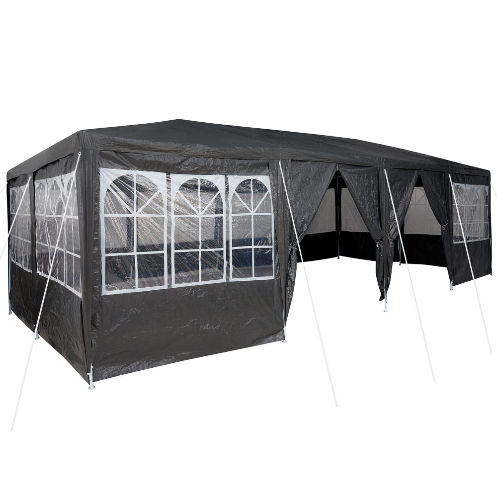 Produktbild för Partytält Antracit 800 x 400 x 266 cm polyeten