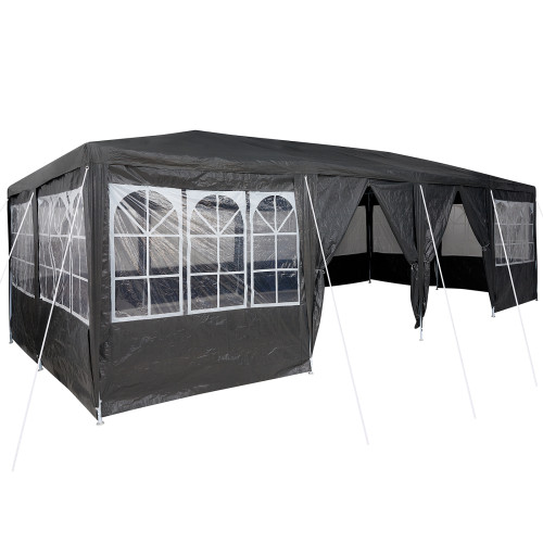 vidaXL Partytält Antracit 800 x 400 x 266 cm polyeten