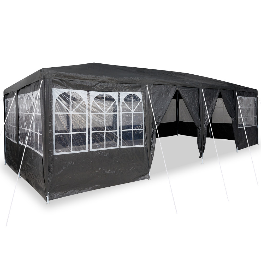 Produktbild för Partytält Antracit 800 x 400 x 266 cm polyeten