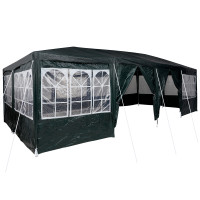 Produktbild för Partytält Grön 800 x 400 x 266 cm polyeten