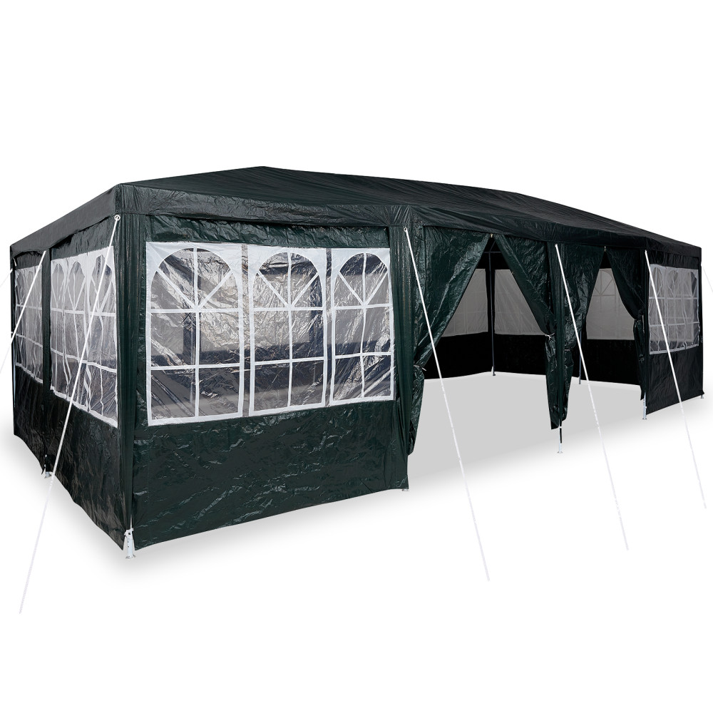 Produktbild för Partytält Grön 800 x 400 x 266 cm polyeten