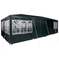 Produktbild för Partytält Grön 800 x 400 x 266 cm polyeten