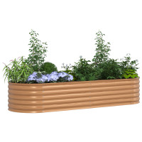 Produktbild för Höjd bädd Brun 240 x 80 x 44 cm Stål
