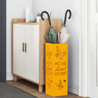 Produktbild för Regn Paraplyställ Senapsgul 15,5 x 15,5 x 49 cm Stål