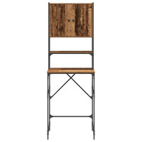 Produktbild för Tvättmaskinskåp Gammalt trä 68 x 48,5 x 194 cm Konstruerat trä