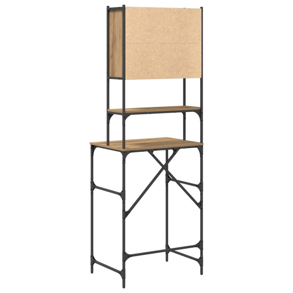 Produktbild för Tvättmaskinskåp Artisan Ek 68 x 48,5 x 194 cm Konstruerat trä