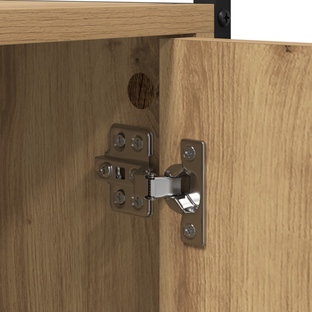 Produktbild för Tvättmaskinskåp Artisan Ek 68 x 48,5 x 194 cm Konstruerat trä
