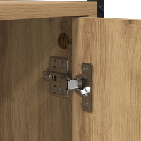 Produktbild för Tvättmaskinskåp Artisan Ek 68 x 48,5 x 194 cm Konstruerat trä