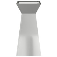 Produktbild för Pelarkrukor Silver 35 x 35 x 73 cm