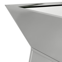 Produktbild för Pelarkrukor Silver 35 x 35 x 73 cm