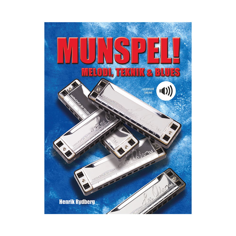 Produktbild för Munspel! : melodi, teknik & blues (ljudfiler online) (häftad)